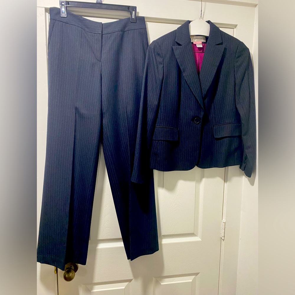 Jones New York Pinstripe Suit Size 6